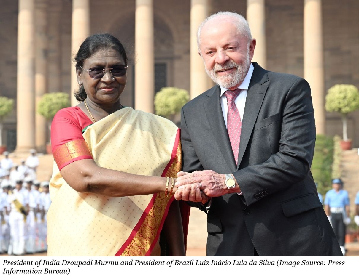 President of India Hosts President of Brazil