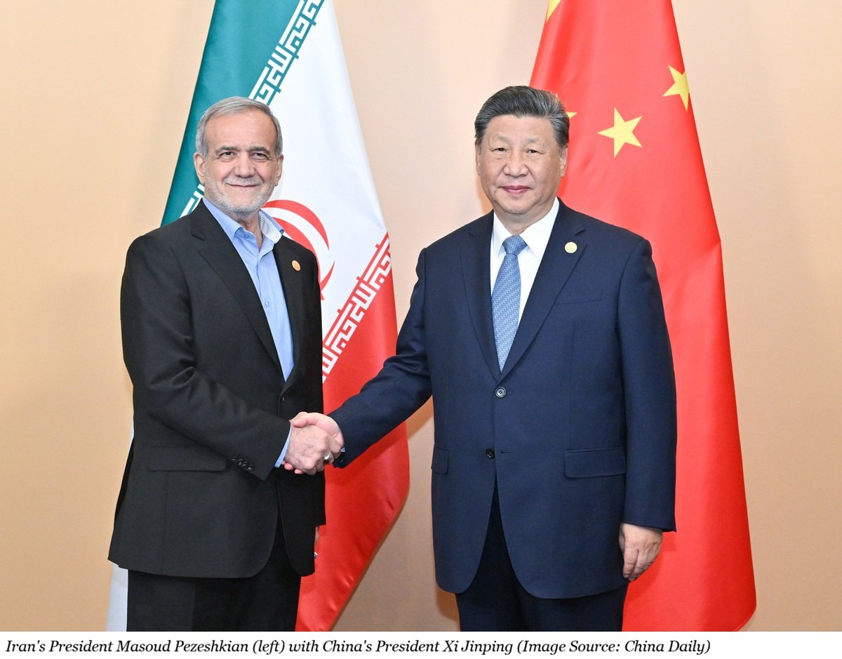 Behind Iran, the Chinese Front